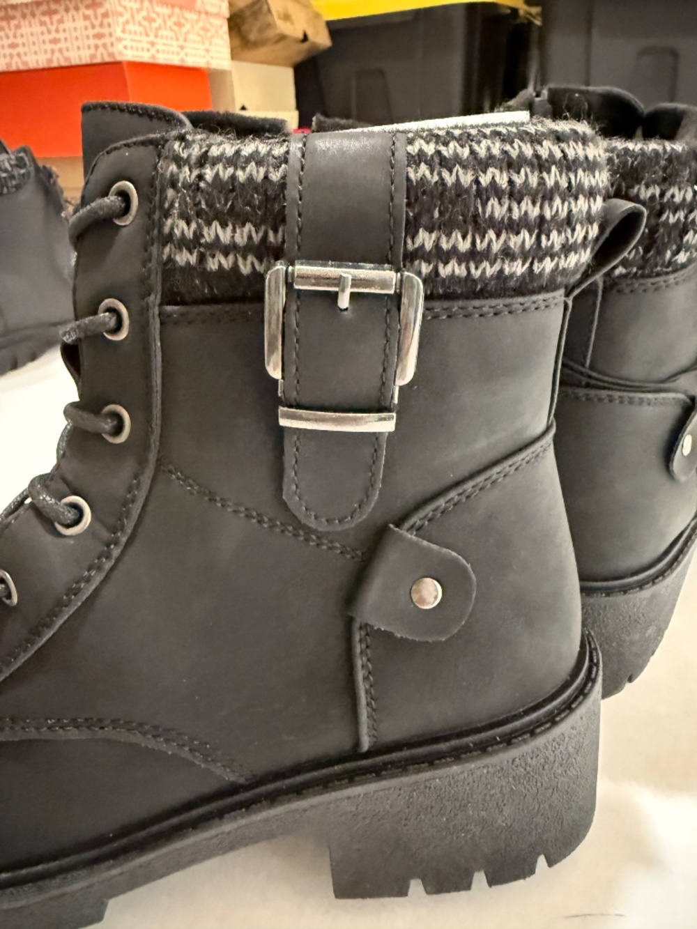 Pop Vega Block Heel Booties size 7 - Picture 8 of 12